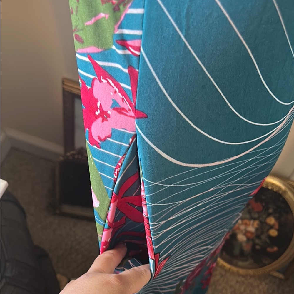 24seven Comfort Apparel Floral Dress View 4